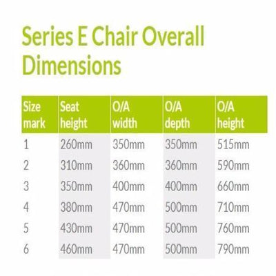 HILLE SERIES E CLASSIC POLY SKID BASE CHAIR