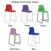 SKID BASE STOOL POLY CLASSROOM CHAIR colours