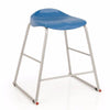 TITAN POLY LIPPED STOOL BLUE