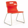 TITAN SKID BASE CLASSROOM CHAIR RED