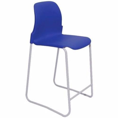 SKID BASE STOOL POLY CLASSROOM CHAIR