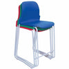 SKID BASE STOOL POLY CLASSROOM CHAIR