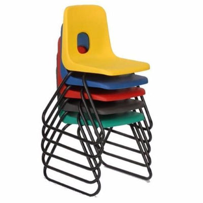 HILLE SERIES E CLASSIC POLY SKID BASE CHAIR