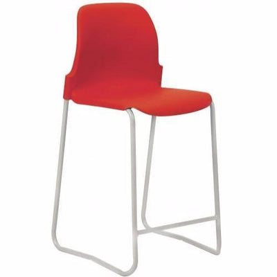 SKID BASE STOOL POLY CLASSROOM CHAIR