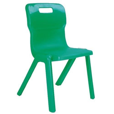 TITAN ONE PIECE CLASSROOM CHAIR GREEN