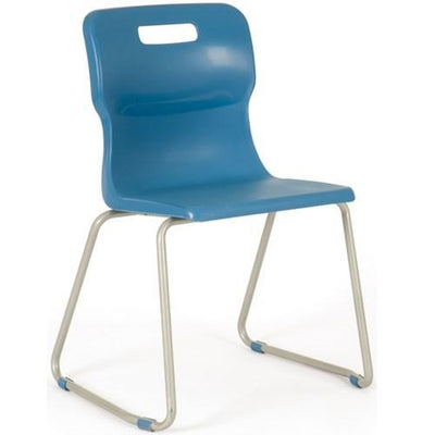 TITAN SKID BASE CLASSROOM CHAIR PURPLE