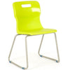 TITAN SKID BASE CLASSROOM CHAIR LIME