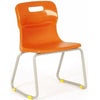 TITAN SKID BASE CLASSROOM CHAIR ORANGE